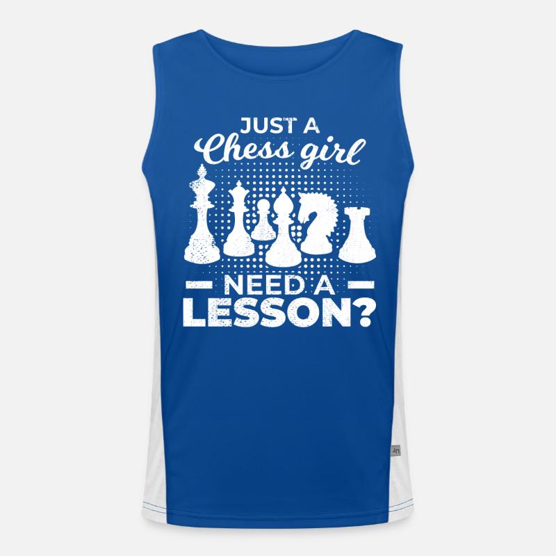 Chess player Men's Functional Contrast Tank Top 