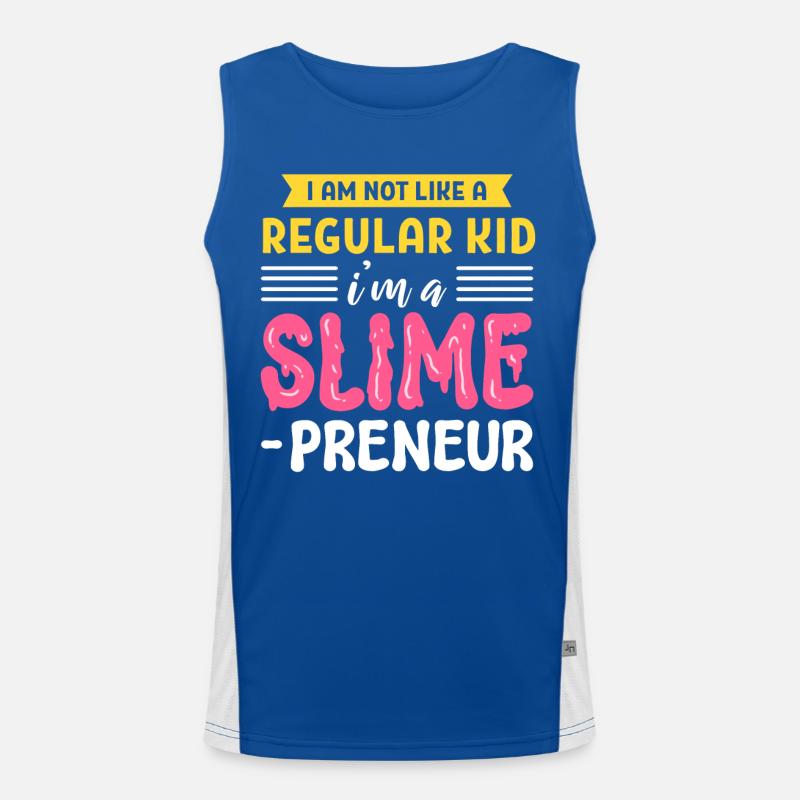 Ich bin nicht wie ein normales Kind, ich bin ein Funktionelles Kontrast-Tank Top für Männer 