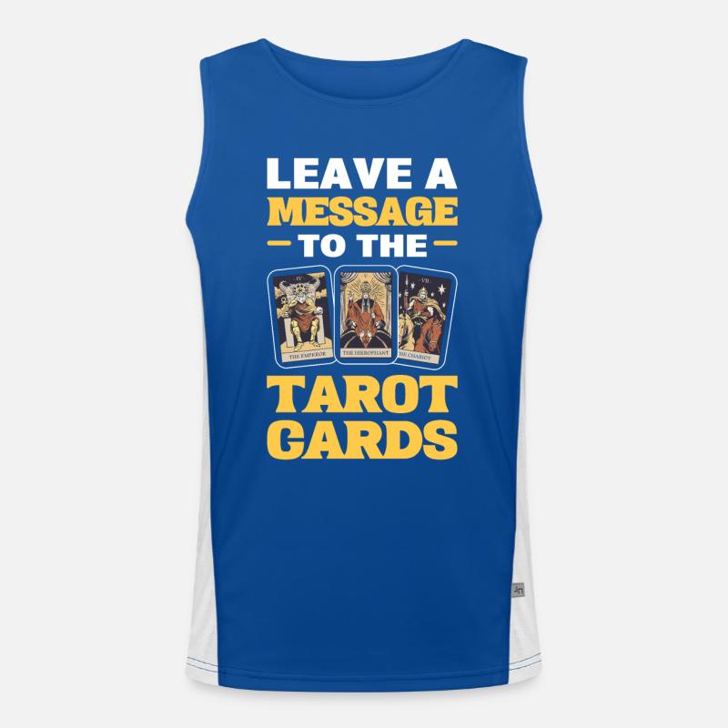 Tarot-Karten lesen Hinterlassen Sie eine Funktionelles Kontrast-Tank Top für Männer 