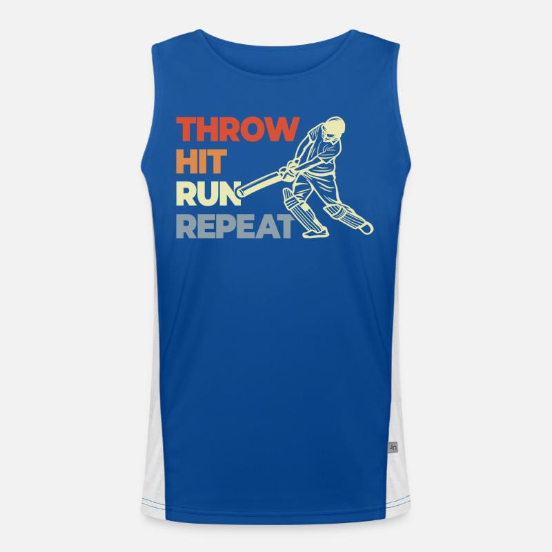 Lancer Hit Run Répéter Débardeur respirant contrasté Homme 