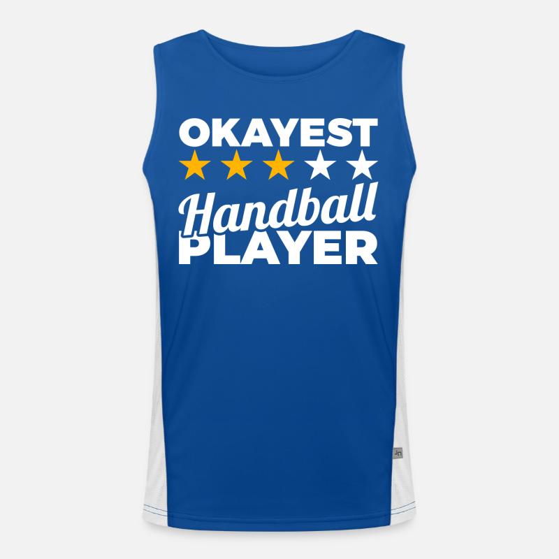 Average handball player Men's Functional Contrast Tank Top 