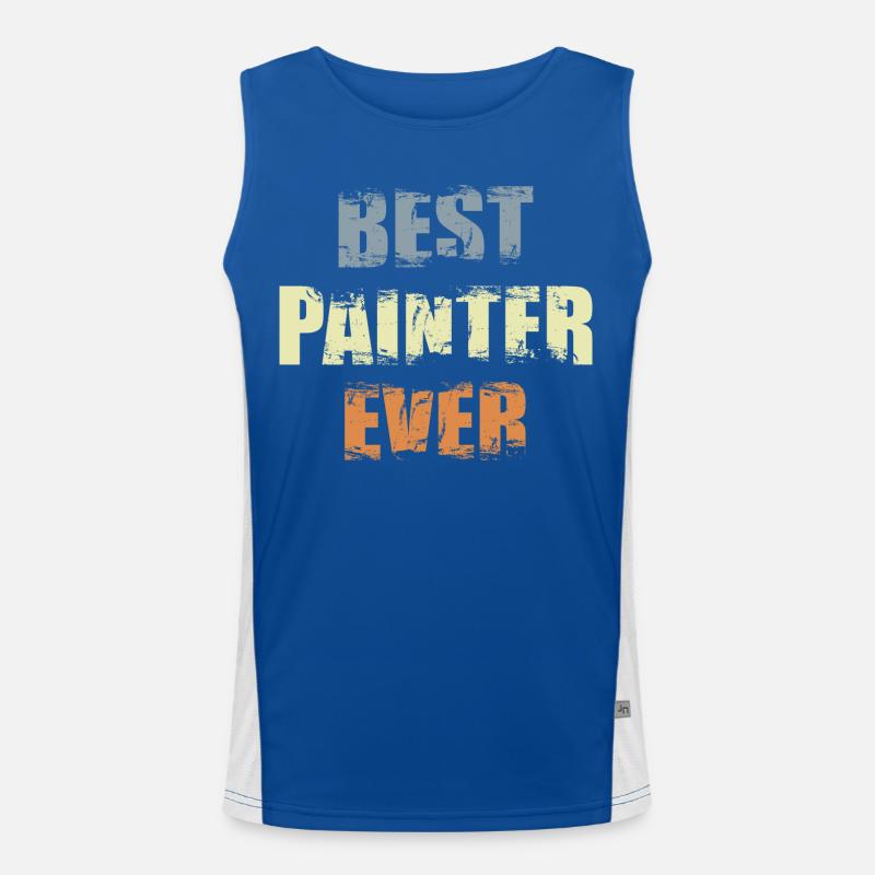 Bester Maler Lackierer Funktionelles Kontrast-Tank Top für Männer 