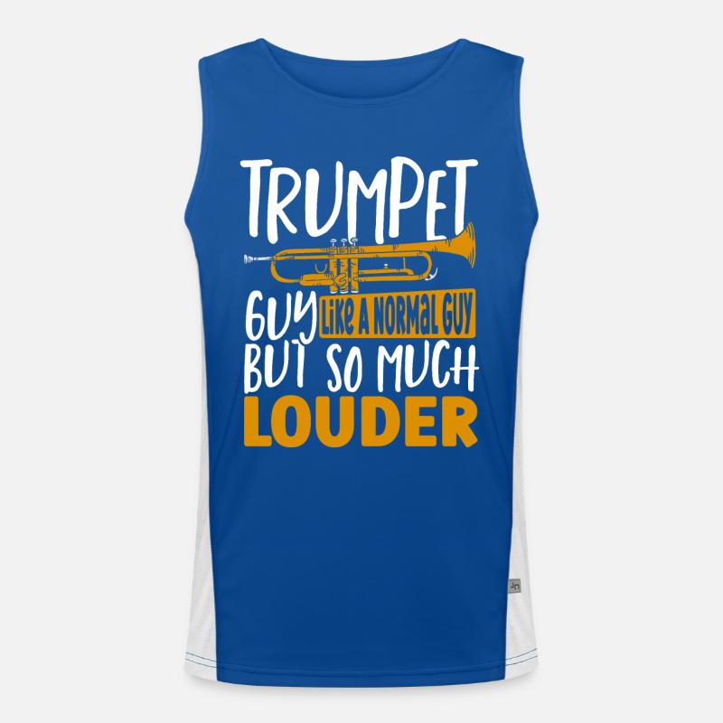 Trumpet Guy Like A Normal Guy But So Much Louder Men's Functional Contrast Tank Top 