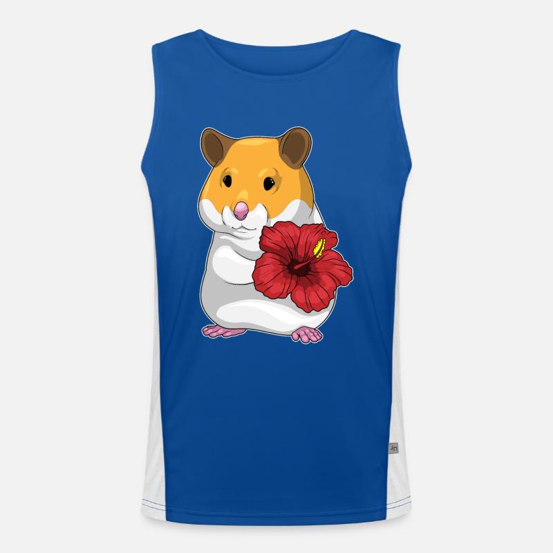 Hamster Hibiscus Débardeur respirant contrasté Homme 