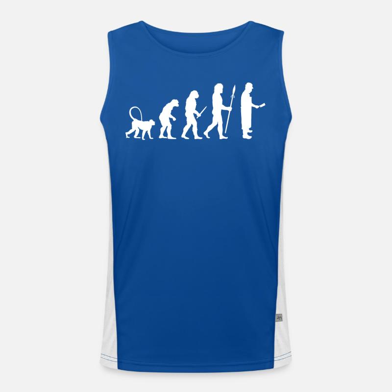 Entwicklung eines Metzgers Funktionelles Kontrast-Tank Top für Männer 