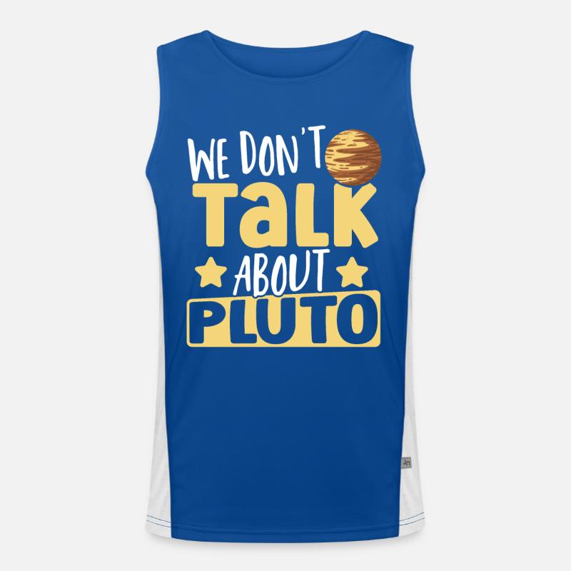 Astrology We Don't Talk About Pluto Solar System Men's Functional Contrast Tank Top 