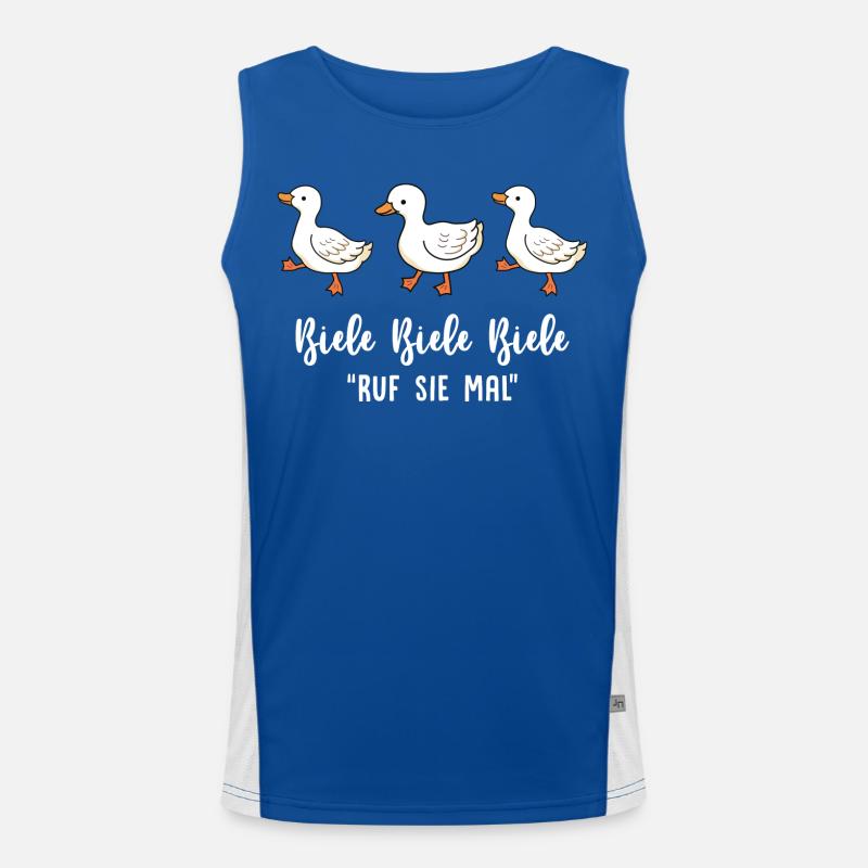 Biele Biele Biele "Ruf sie mal" Funktionelles Kontrast-Tank Top für Männer 