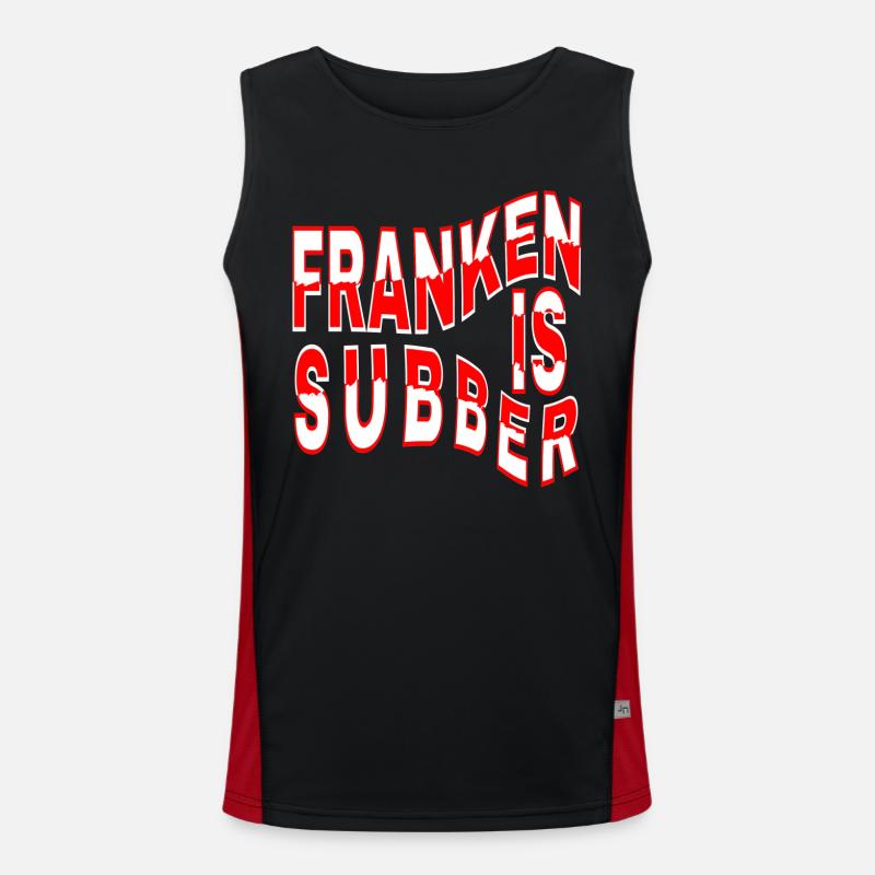 Franconia is Subber - Franconia is Super - fei schee Men's Functional Contrast Tank Top 