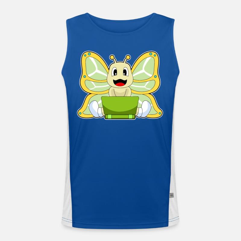 Ordinateur portable Butterfly Débardeur respirant contrasté Homme 