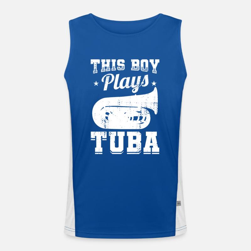 Tuba Junge Funktionelles Kontrast-Tank Top für Männer 