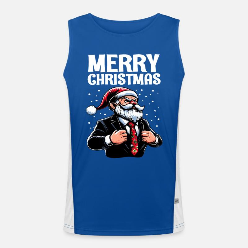 Joyeux Noël Chef Imp Noël Gnome Débardeur respirant contrasté Homme 