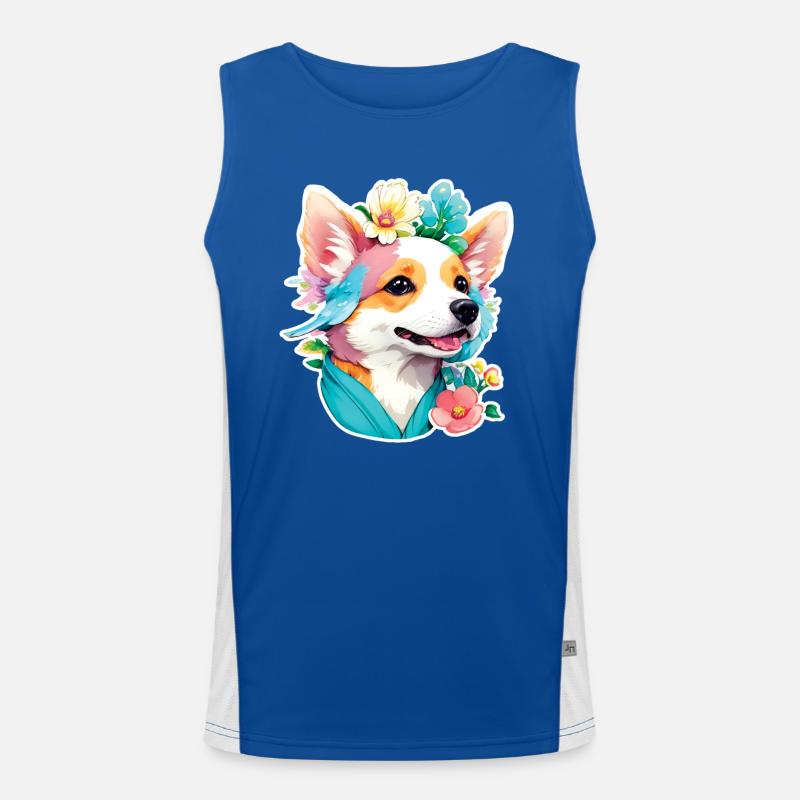 Corgi Men's Functional Contrast Tank Top 