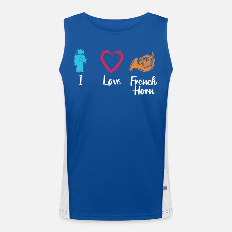 J’adore le cor français Débardeur respirant contrasté Homme 