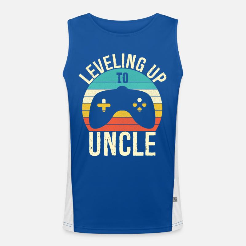 Aufstieg zum Onkel Funktionelles Kontrast-Tank Top für Männer 