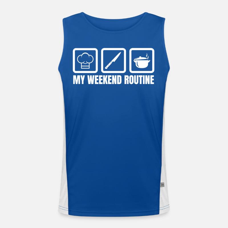 Cook Weekend Men's Functional Contrast Tank Top 
