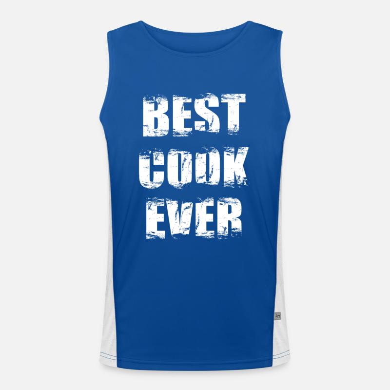 Bester Koch aller Zeiten Funktionelles Kontrast-Tank Top für Männer 