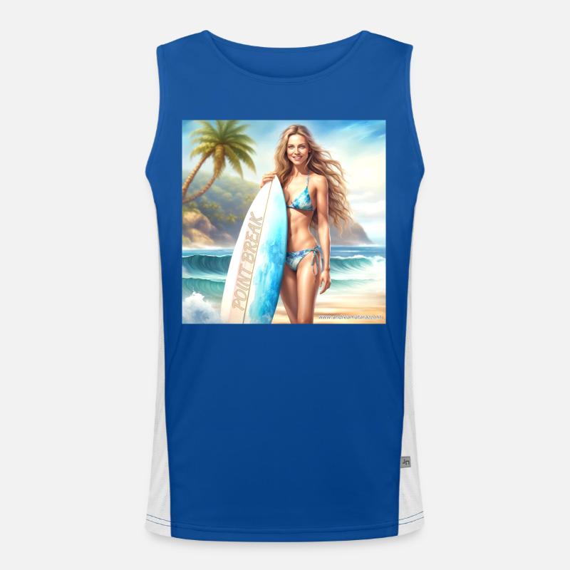 Mädchen Action Surf 2 Funktionelles Kontrast-Tank Top für Männer 