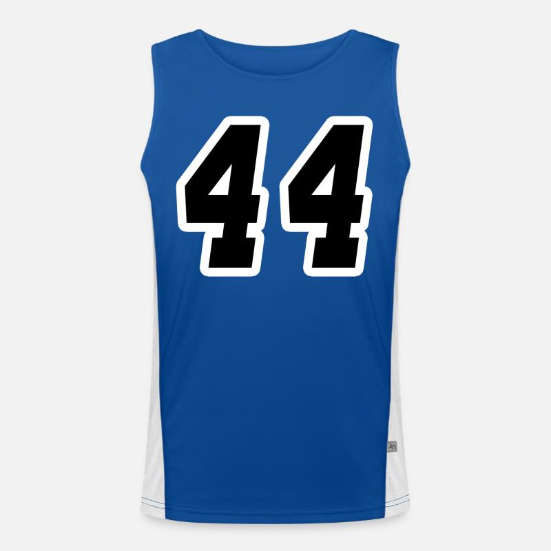 Nummer vierundvierzig 44 Funktionelles Kontrast-Tank Top für Männer 