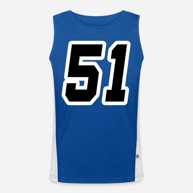 Nummer einundfünfzig 51 Funktionelles Kontrast-Tank Top für Männer 