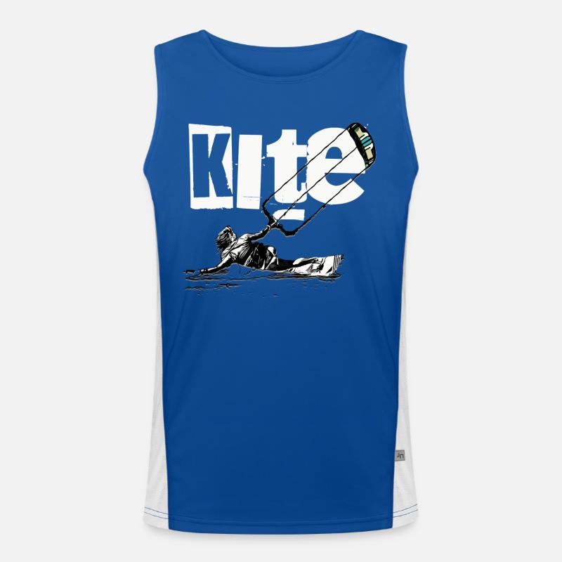 Kite Funktionelles Kontrast-Tank Top für Männer 