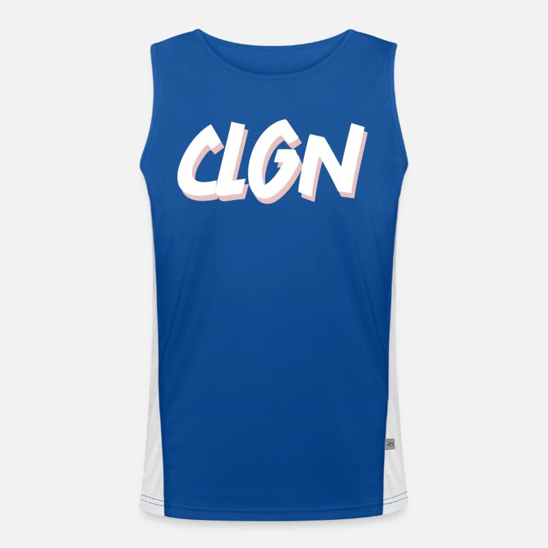 Köln - CLGN Funktionelles Kontrast-Tank Top für Männer 