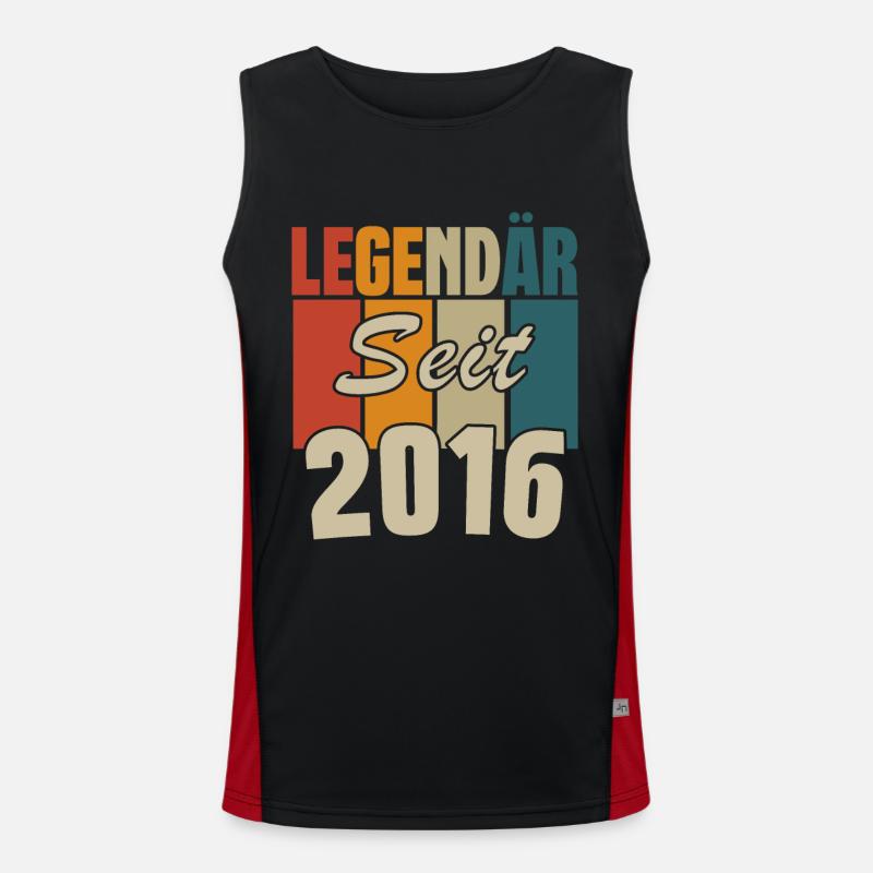 Legendär seit 2016 Funktionelles Kontrast-Tank Top für Männer 