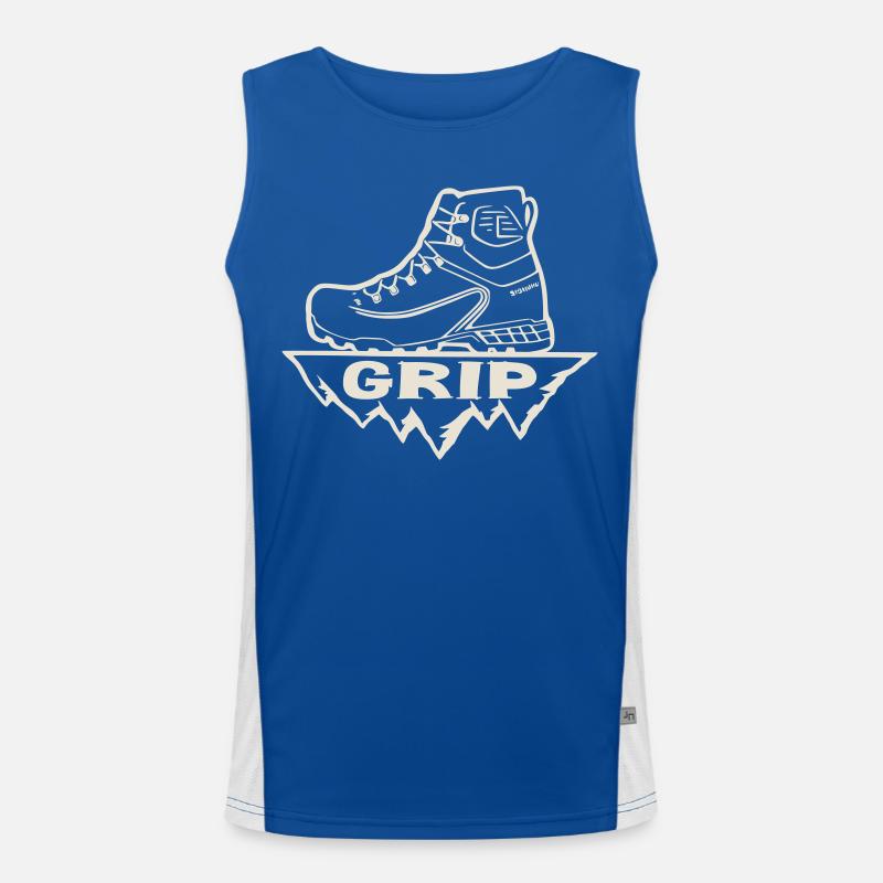 Wanderschuh [Weiß] Funktionelles Kontrast-Tank Top für Männer 