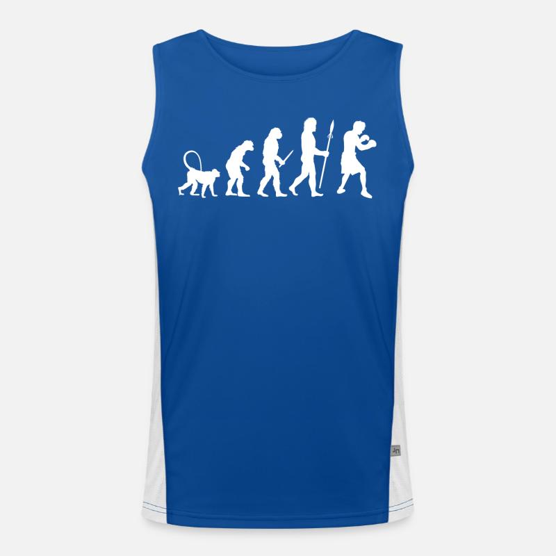 Evolution des Boxens Funktionelles Kontrast-Tank Top für Männer 