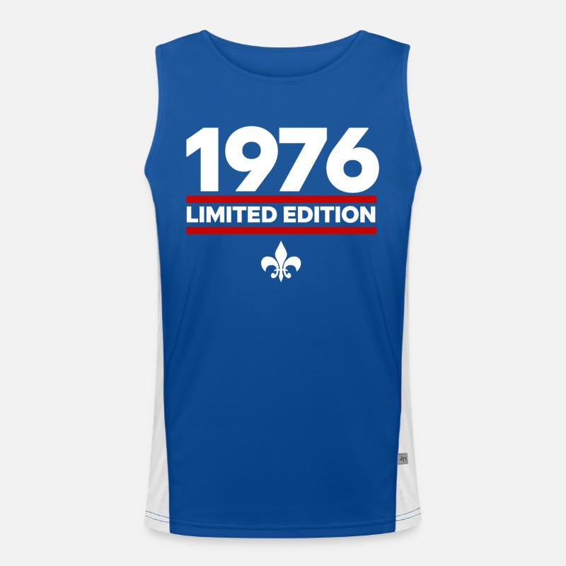 1976 Limited Edition Funktionelles Kontrast-Tank Top für Männer 