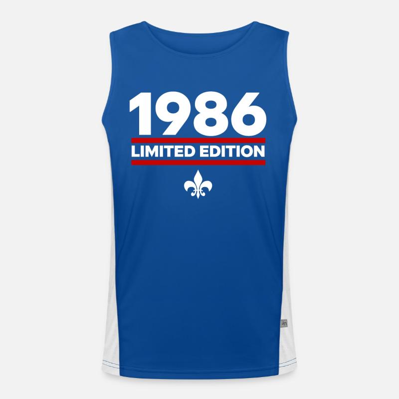 1986 Édition limitée Débardeur respirant contrasté Homme 