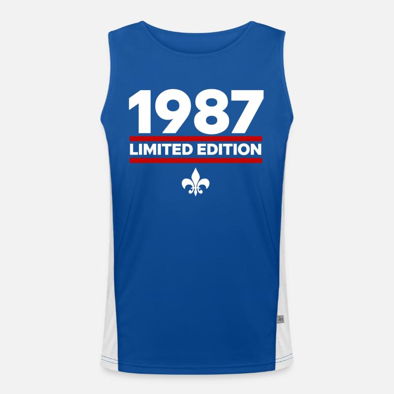 1987 Limited Edition Men's Functional Contrast Tank Top 