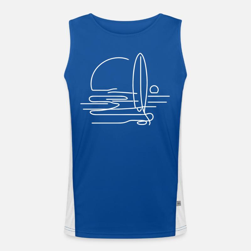 Surf Débardeur respirant contrasté Homme 