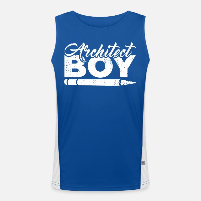 Architect Boy Men's Functional Contrast Tank Top 