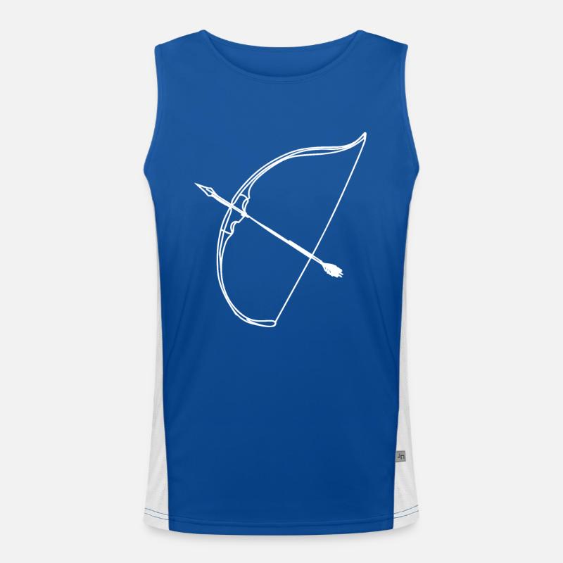 Bow and arrow Men's Functional Contrast Tank Top 