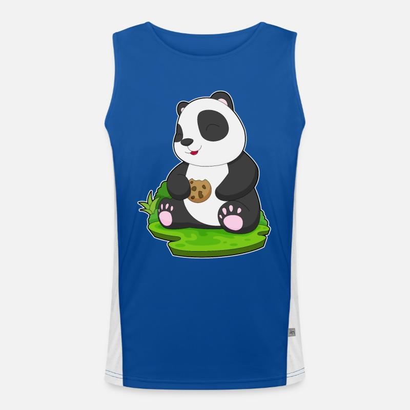 Biscuit Panda Débardeur respirant contrasté Homme 