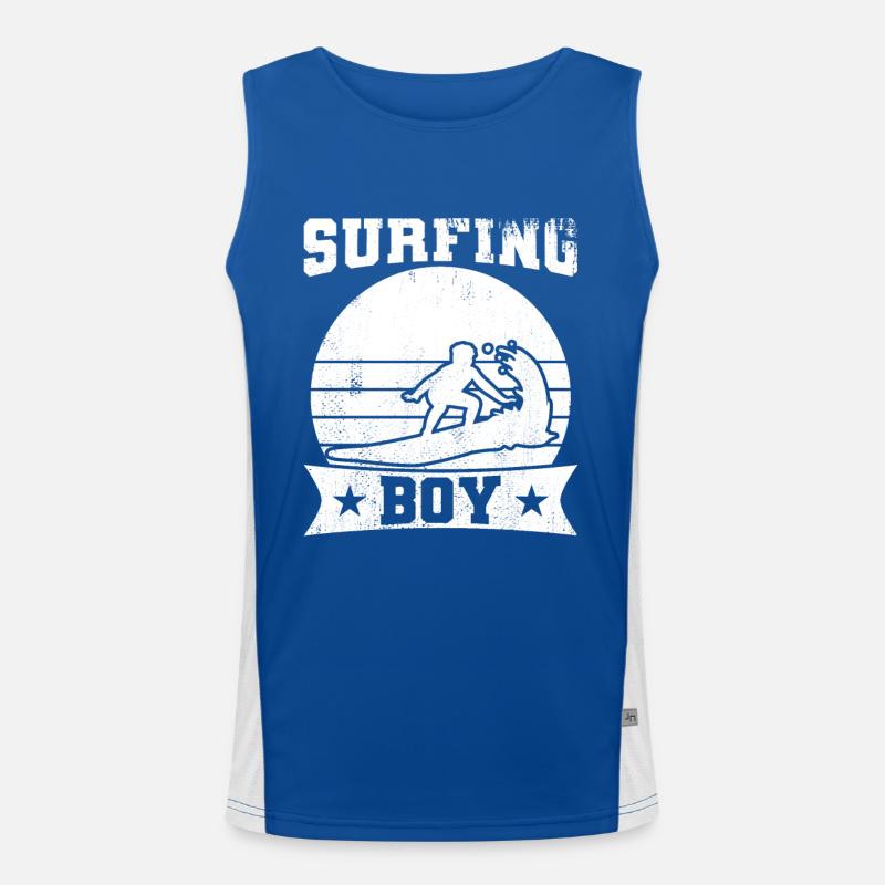 Surf Boy Men's Functional Contrast Tank Top 