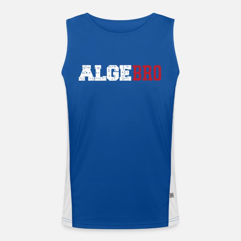 Math Nerd Arithmetic Graph Algebro Funktionelles Kontrast-Tank Top für Männer 
