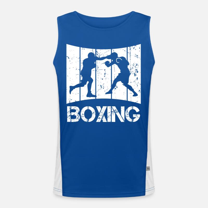 Retro Boxes Men's Functional Contrast Tank Top 