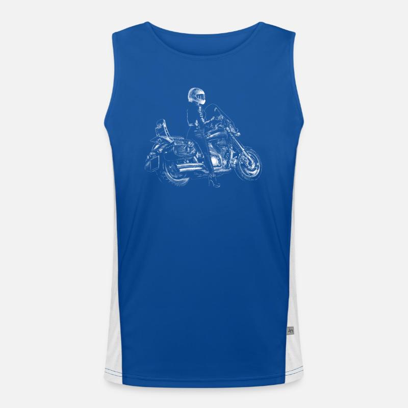 Chopper Funktionelles Kontrast-Tank Top für Männer 