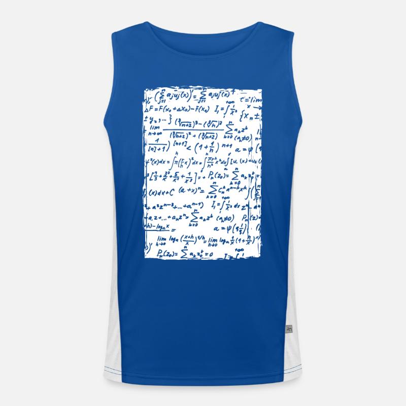 Formules mathématiques Débardeur respirant contrasté Homme 