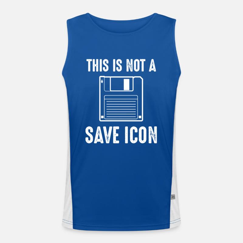 Computerfreak Funktionelles Kontrast-Tank Top für Männer 