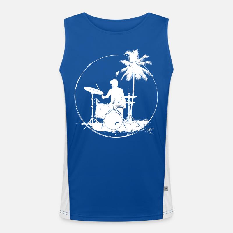Drummer Men's Functional Contrast Tank Top 