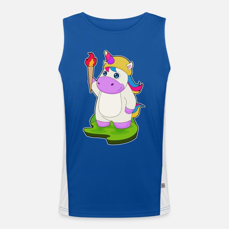 Unicorn Torch Men's Functional Contrast Tank Top 