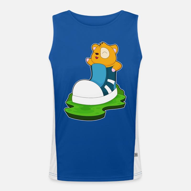 Hamster Schuh Funktionelles Kontrast-Tank Top für Männer 