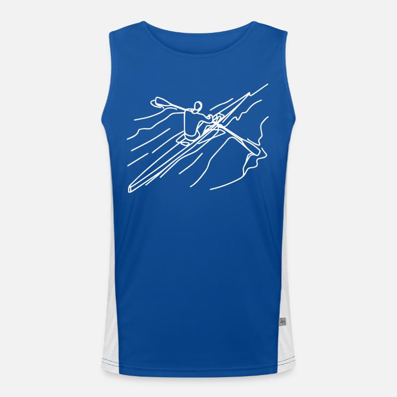 Ruderer Funktionelles Kontrast-Tank Top für Männer 