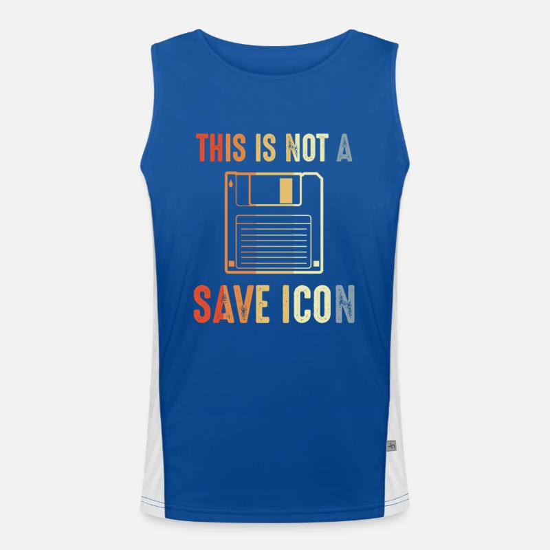 This is not a save icon Men's Functional Contrast Tank Top 