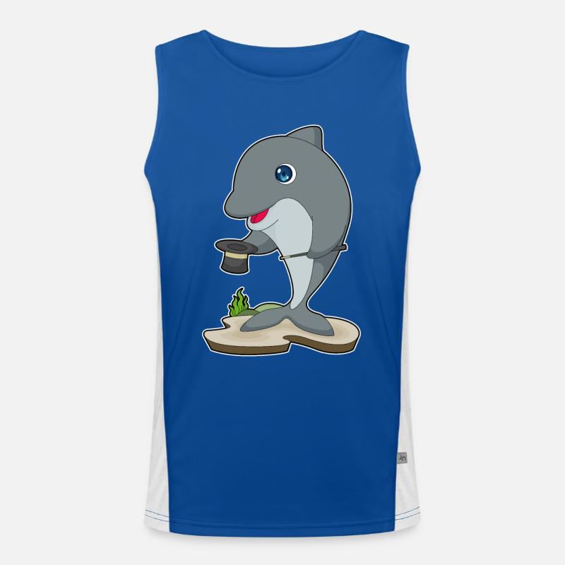 Chapeau haut de forme Dolphin Wizard Débardeur respirant contrasté Homme 