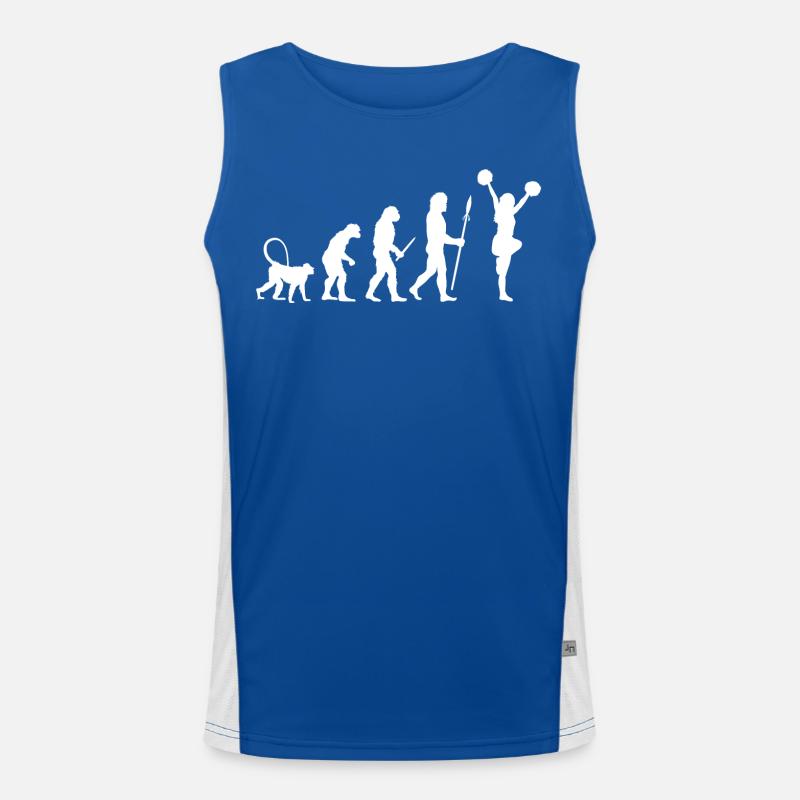 Cheerleader Evolution Funktionelles Kontrast-Tank Top für Männer 