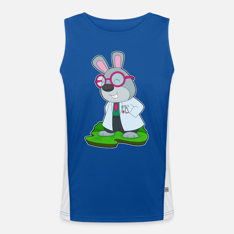 Stéthoscope Bunny Doctor Débardeur respirant contrasté Homme 