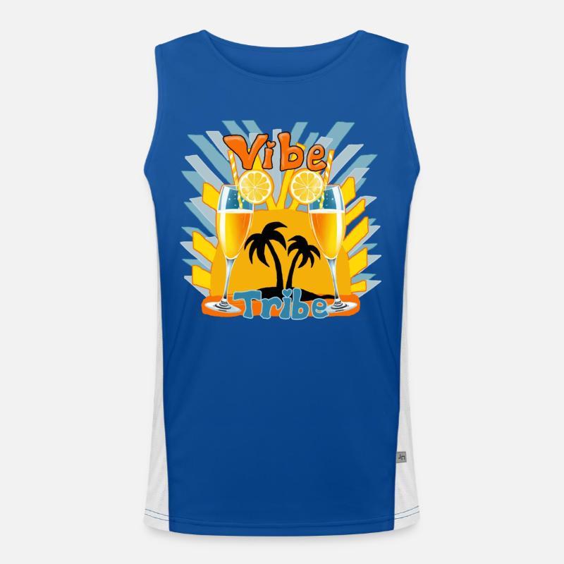 C’est l’heure de la Débardeur respirant contrasté Homme 